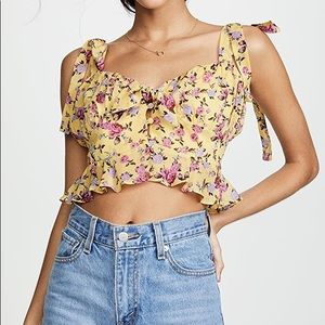 For Love and Lemons Beaumont Top 🍋 Size M
